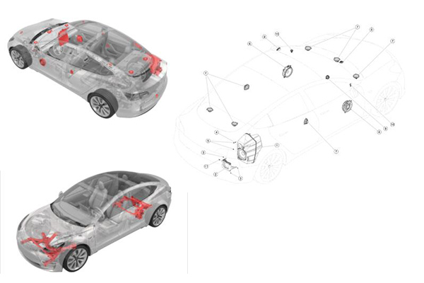 Тесла модель 3 Информационные системы & шасси и Подкадры .