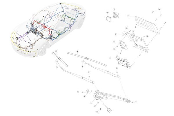 Tesla Model S FEB 2012 - .Мар 2016 электронные модули управления электрической системой